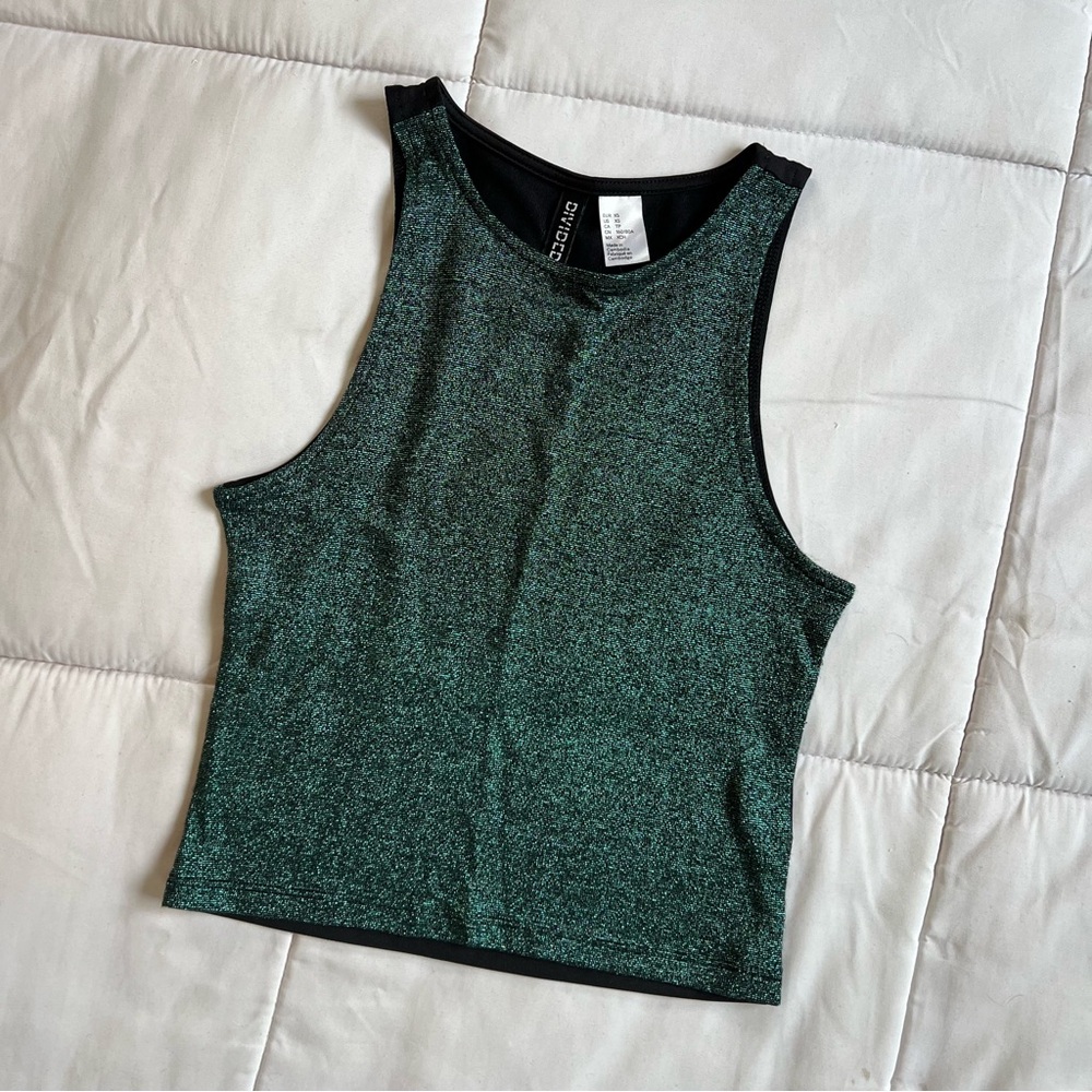 H&M Sparkle Crop Top